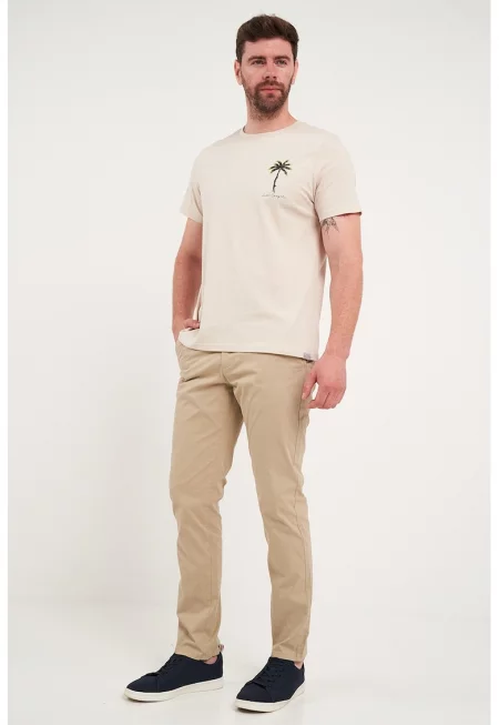 Стандартен панталон - Бежов