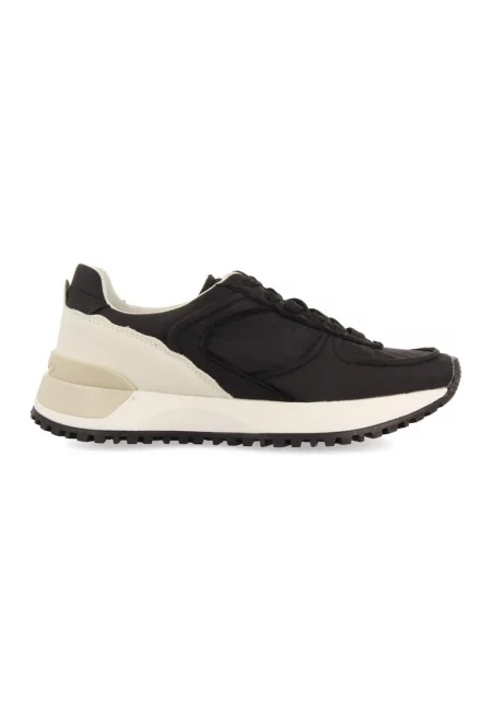 Текстилни спортни обувки Tully със синтетика - Черен/Мръснобял