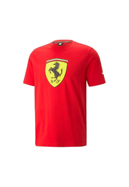 Тениска от памук Ferrari с лога