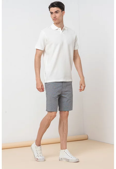 Тениска от пике с яка