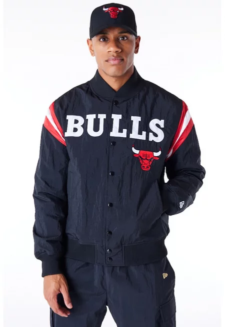 Яке бомбър с Nba Panel Chicago Bulls