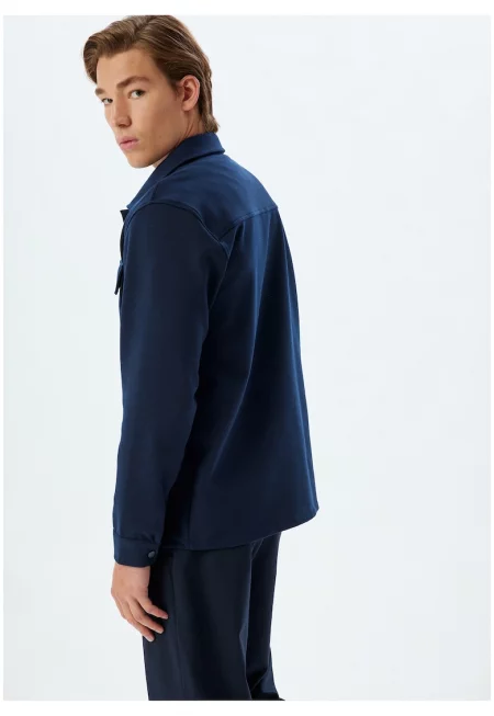 Яке с капси - Тъмносин