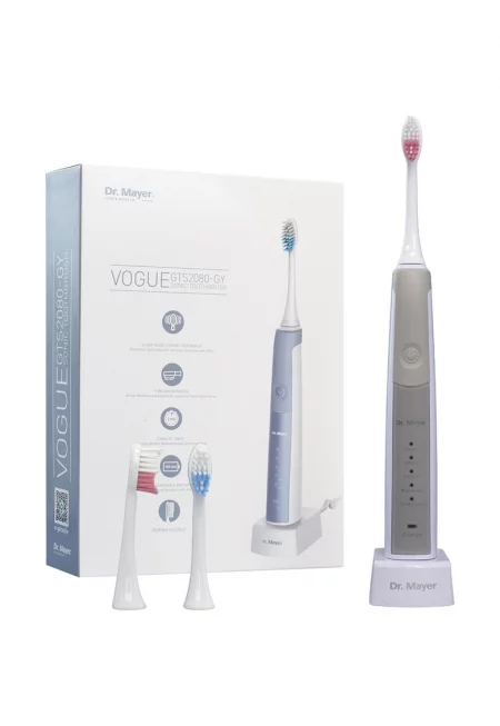 Звукова електрическа четка за зъби Dr Mayer GTS2080 - Бял/Сив