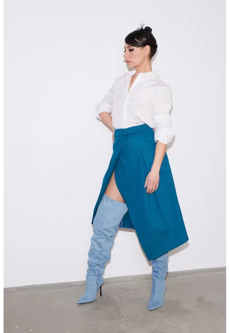 Асиметрична застъпена пола - Кралско Синьо