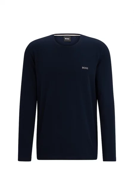 Блуза с овално деколте и лого