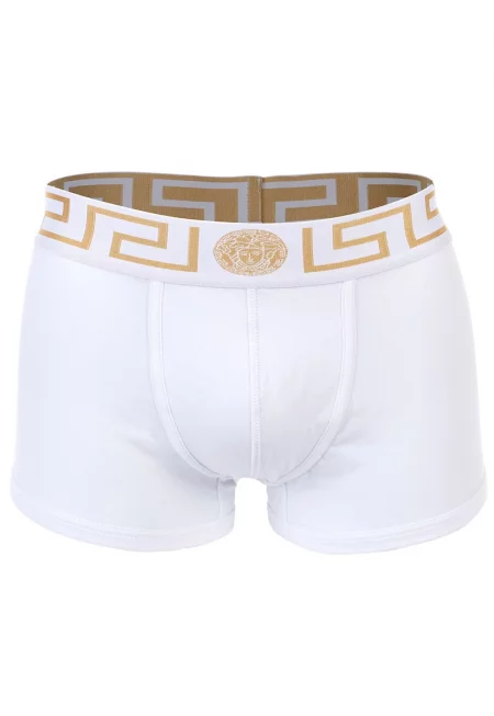 Боксерки Topeka с лого на талията - Бял