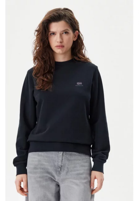 Дамска блуза -  305332066 - Памук - Черен