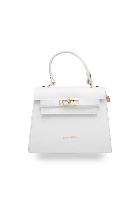 Дамска чанта от естествена кожа - зелена