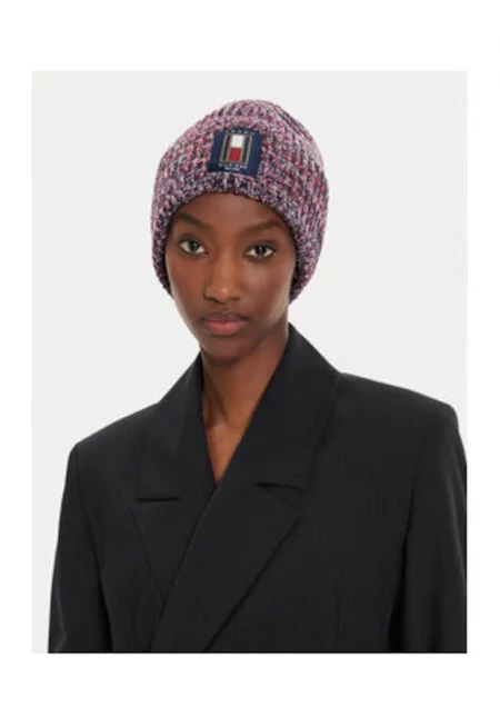 Дамска шапка -  многоцветна - универсална