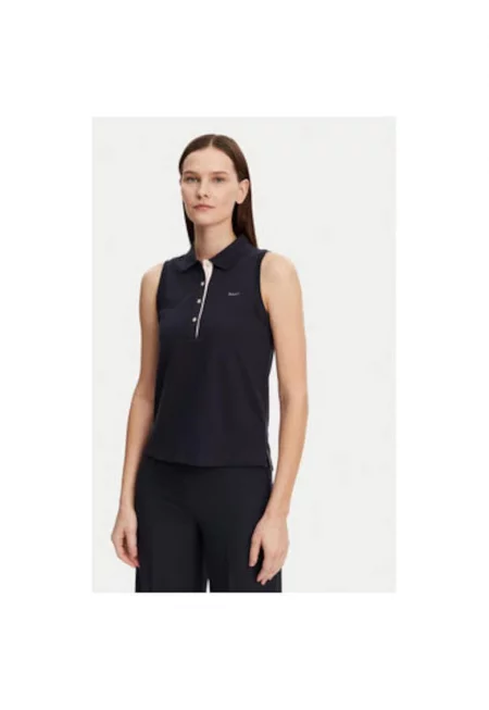 Дамска тениска -  305367044 - Памук - Син - Син