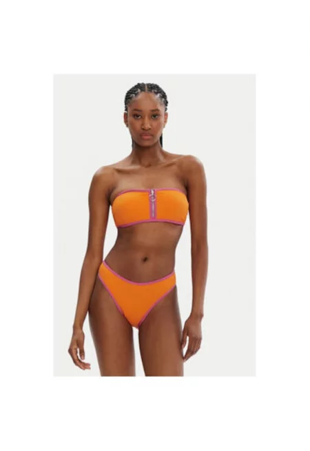 Дамски бикини -  304990625 - Найлон/Еластан - Оранжев - Оранжев