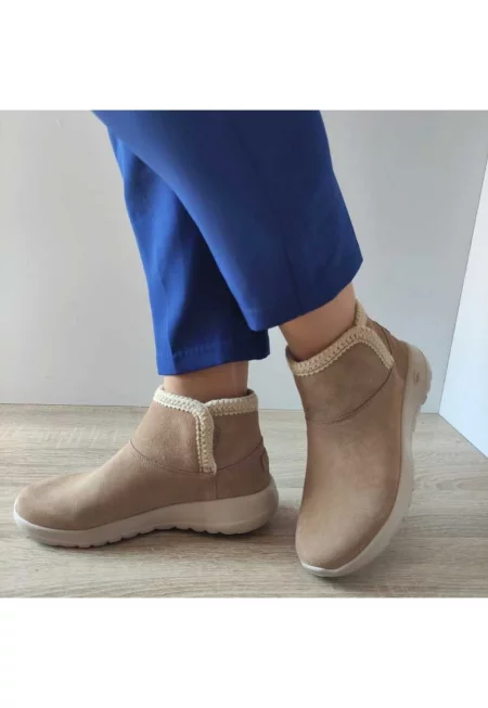 Дамски боти  144113 Тан - Сиво-кафяв