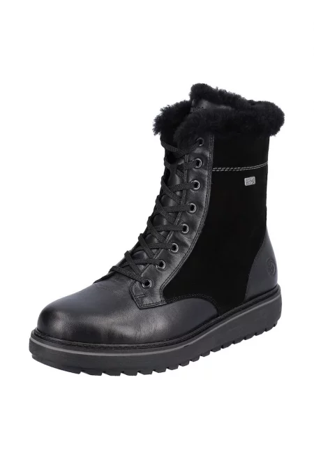 Дамски боти D0U76 01 черни