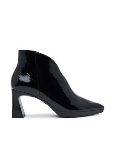 Дамски боти  от естествена кожа - Черен