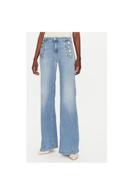 Дамски дънки -  305403766 - Памук - Син