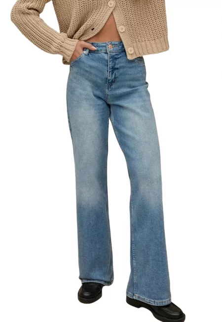 Дамски дънки  деним - син