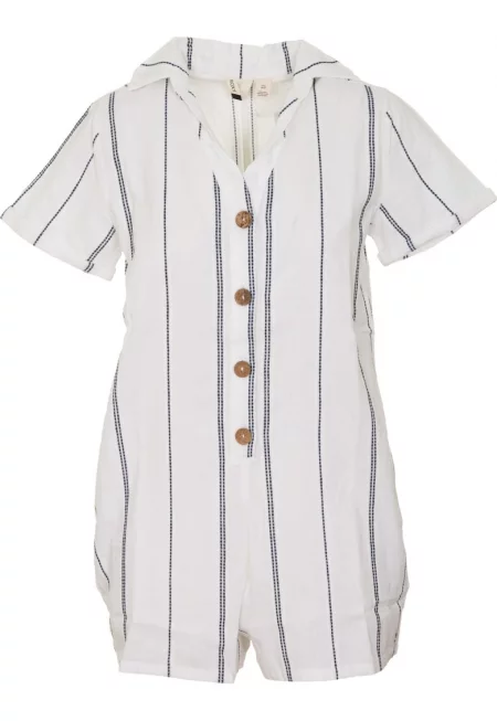 Дамски гащеризон  Памук - Бял/Син