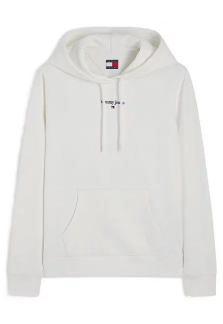 Дамски суитчър -  Tjw Reg Classic Logo Hoodie - Памук - Бял - Бял