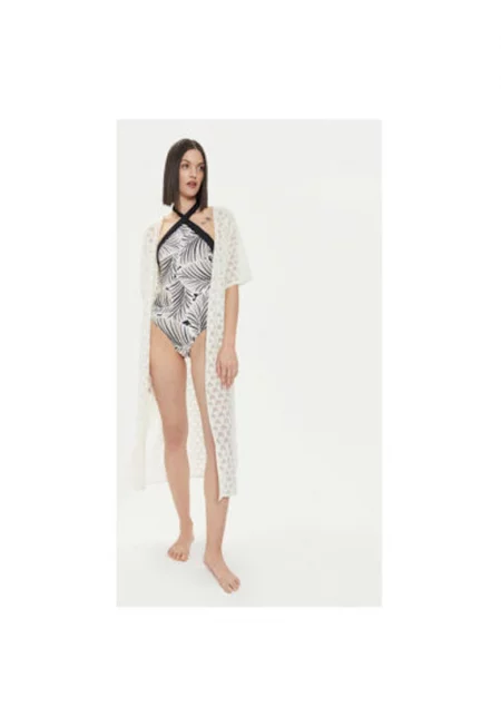 Дамско кимоно -  303691004 - Полиестер - Бежов - Бежов