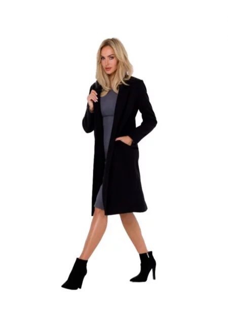 Дамско палто Crombie - Made of Emotion - Maduna - черно