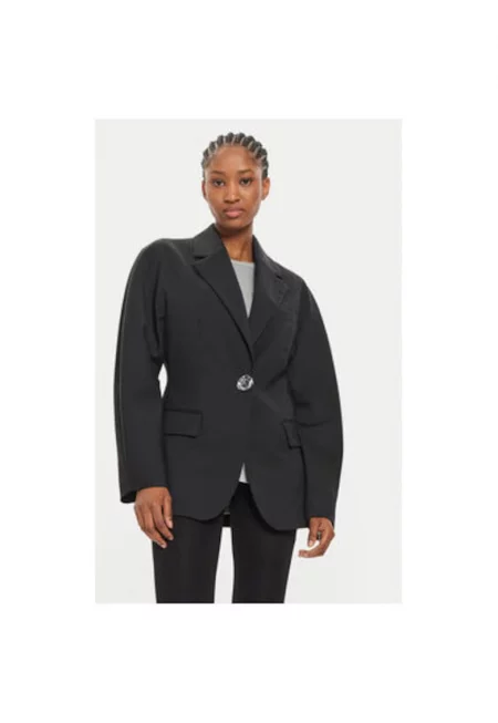 Дамско яке -  304750052 - Полиестер/Вълна - Черно