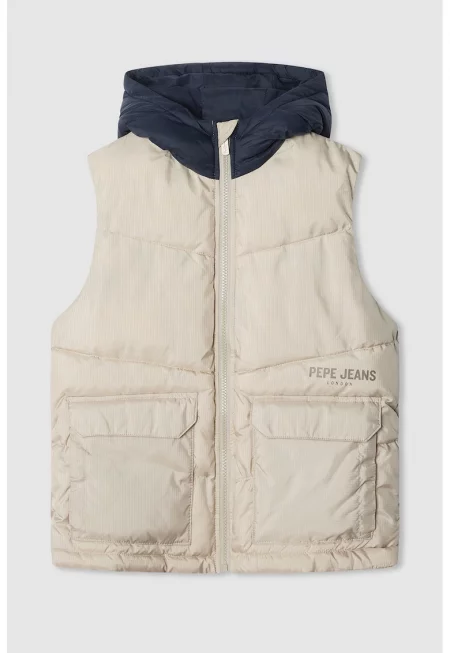 Елек с качулка и лого