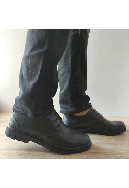 Ежедневни мъжки обувки  17010 Black - черни - Черен