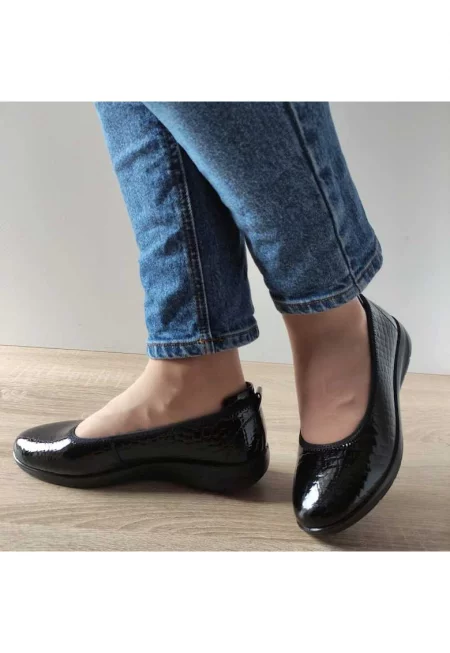 Ежедневни обувки Дамски  S191522-1Ltp черен лак - черен