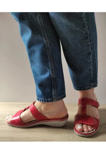 Ежедневни сабо дамски  0969T Paris 05-N Червени - Червено