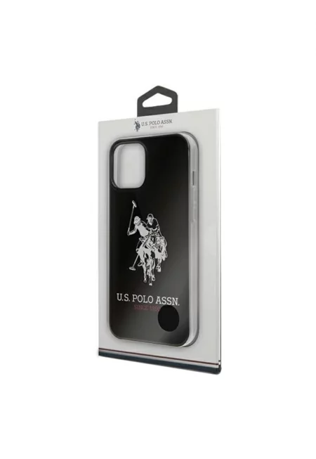 Калъф US Polo USHCP12LTPUHRBK Silicone Big Horse за iPhone 12 Pro Max Black