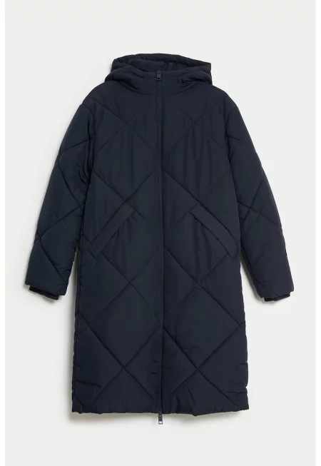 Капитонирано зимно яке с качулка