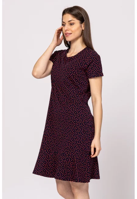 Къса рокля Vimon - Бордо