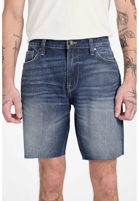 Къси дънки с джобове - Тъмносин