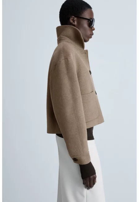 Късо яке с вълна