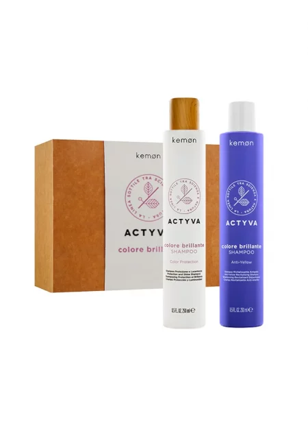 Комплект за боядисана коса  Actyva Colore Brillante: Шампоан 250 мл - Шампоан 250 мл