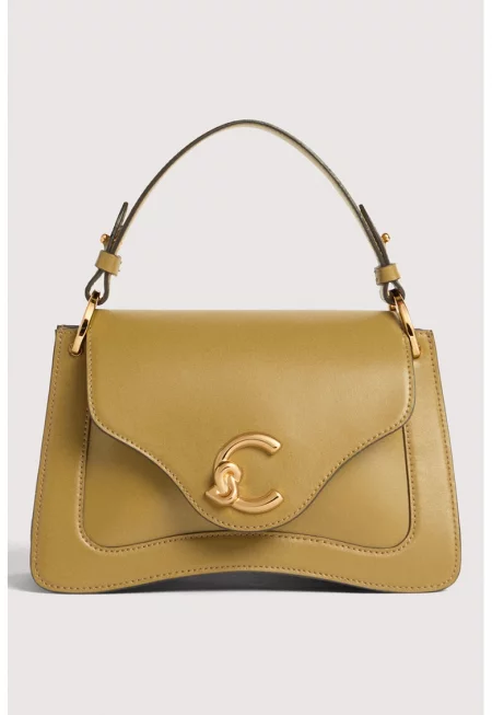 Кожена чанта C-Me с регулируема презрамка