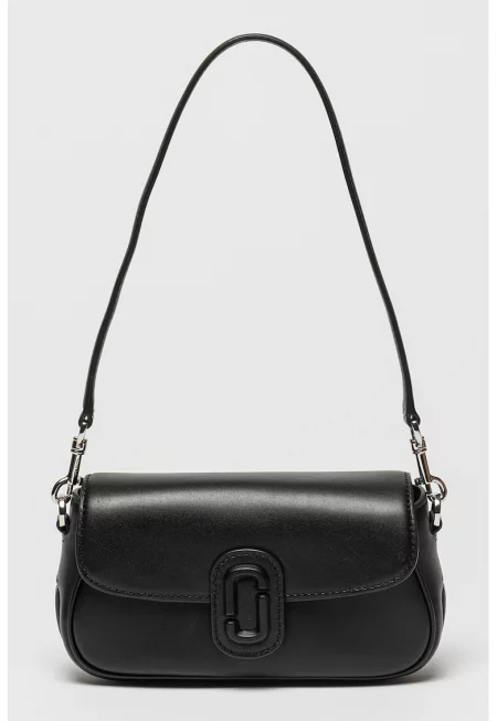 Кожена чанта през рамо The Clover - Черен
