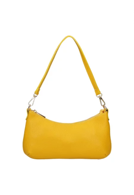 Кожена чанта - Жълт