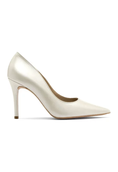 Кожени обувки стилето Linsey - Крем