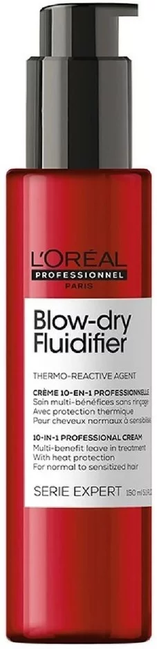 Loreal Serie Expert Blow Dry Fluidifier 10 In 1 Термозащитен крем за коса