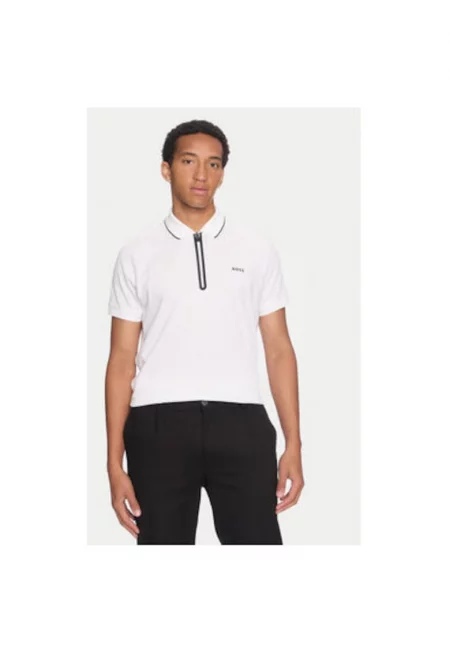 Мъжка тениска -  304020803 - Памук - Бяла - Бял