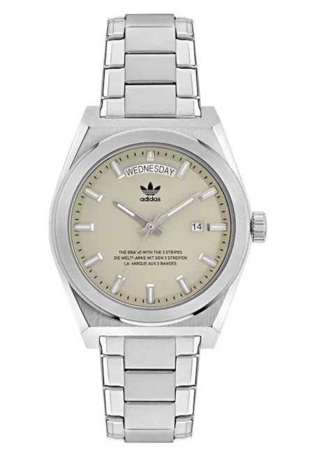 Мъжки часовник  неръждаема стомана - аналогов - сребрист