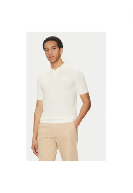 Мъжки пуловер  65121IW - Памук/Полиамид - Екрю - Екрю