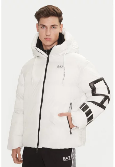 Мъжко яке - Emporio Armani  304211843 - Полиамид - Бял - Бял