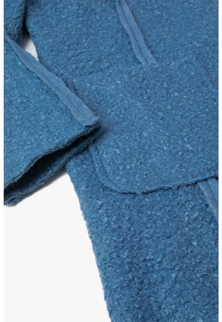 Палто със свободна кройка и пришити джобове