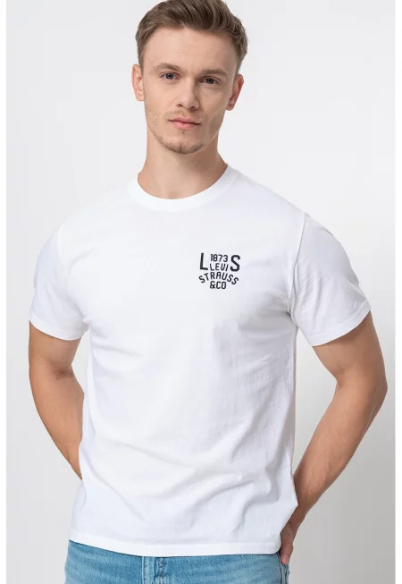 Памучна тениска със свободна кройка