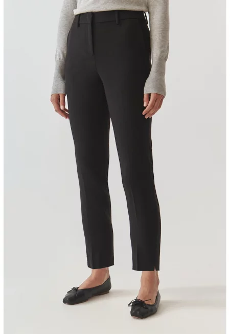 Панталон със стеснен крачол - Черен