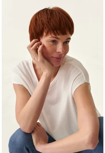 Пуловер Lonri с къси ръкави