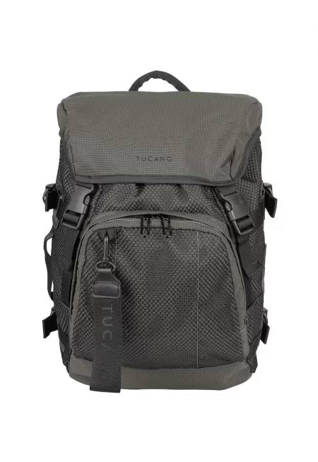 Раница с регулируема презрамка - Сив