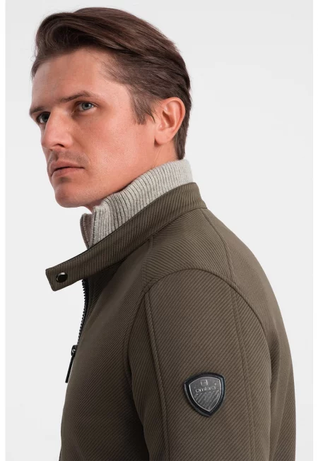 Релефно яке с джобове с цип